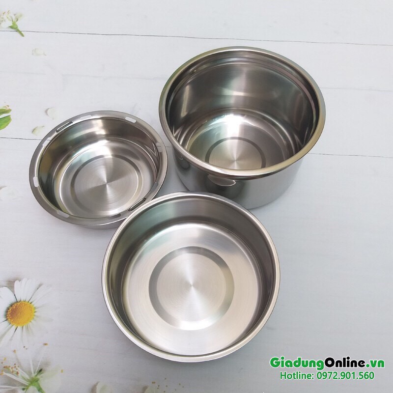 Hộp cơm điện Lock&Lock EJR216 2 Lít 3 tầng - Hàng chính hãng