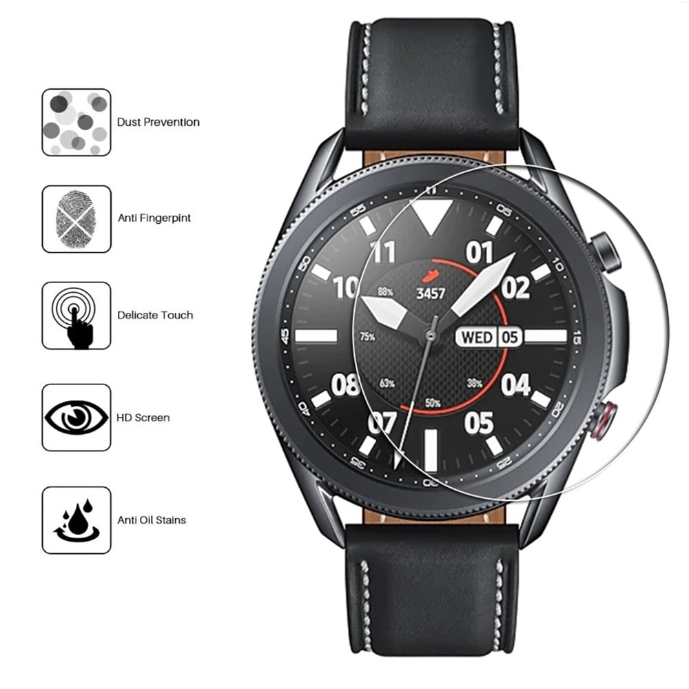 3 Miếng Dán Cường Lực 9h Hd Cho Đồng Hồ Thông Minh Samsung Galaxy Watch 3 41 45mm