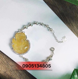 Lắc hồ ly tóc vàng mix bạc ta
