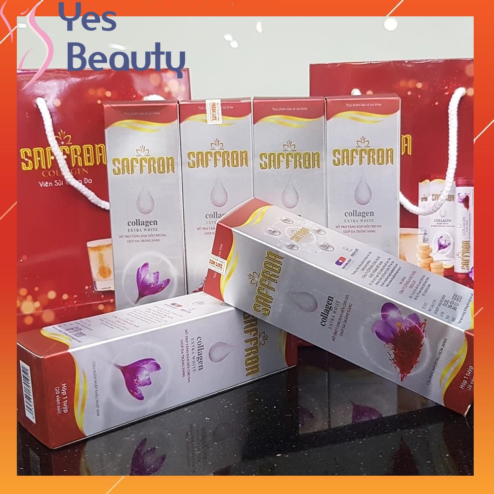 Viên Trắng Da Saffron Collagen Extra - Viên Sủi Cao Cấp Công Nghệ Nhật Bản - Chính Hãng Hộp 20 Viên | BigBuy360 - bigbuy360.vn