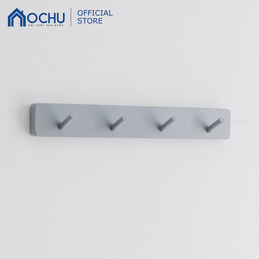 Móc gỗ treo gắn tường OCHU giá treo quần áo đồ đa năng MANDY 4F Nội thất thông minh decor phòng ngủ