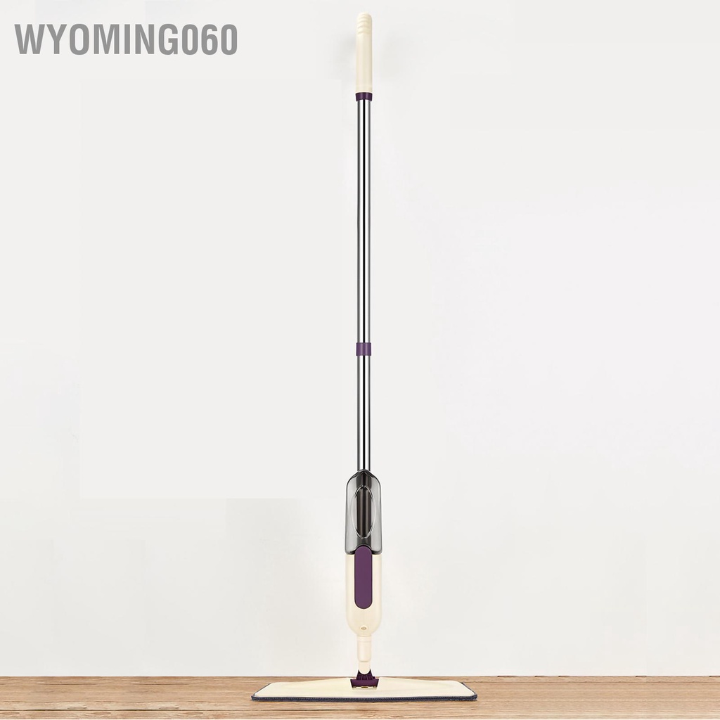 [Hàng Sẵn] Cây Lau Nhà Phun Nước 98cm Trọng Lượng Nhẹ Kèm Bình Chứa Nước 400ml【Wyoming060】