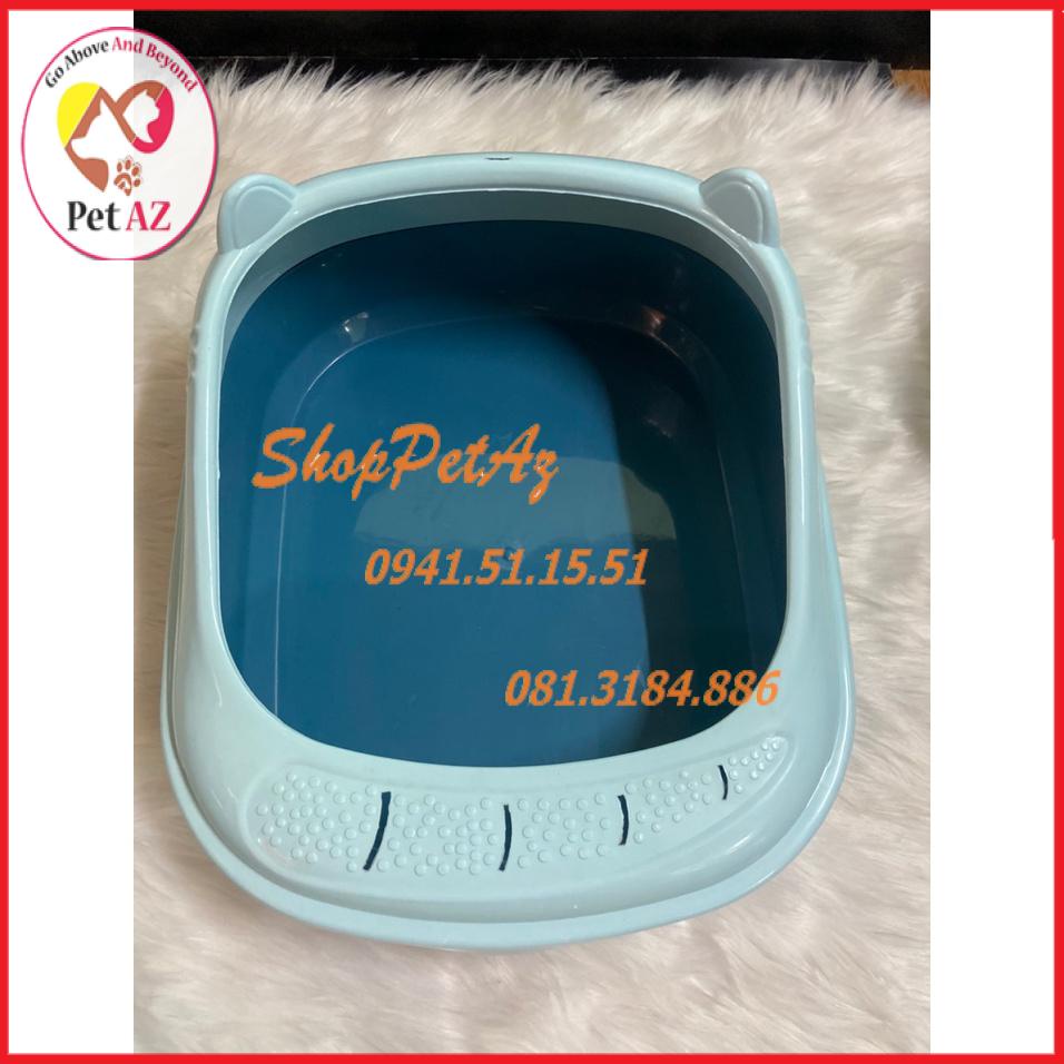 [ Mẫu Mới ] Chậu vệ sinh tai mèo cho thú cưng , hàng gia công 45x38x20cm