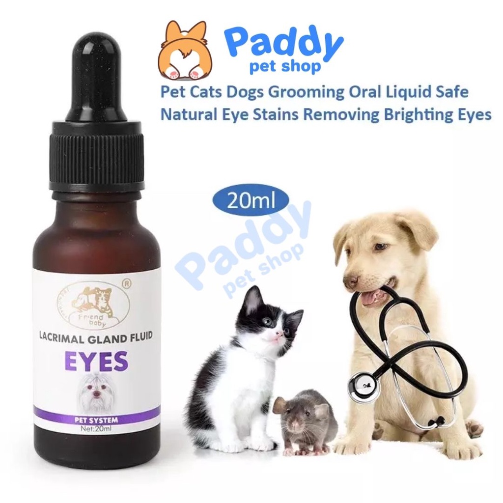 Siro Uống Lacrimal Gland Fluid Trị Chảy Nước Mắt Cho Chó Mèo (20ml)