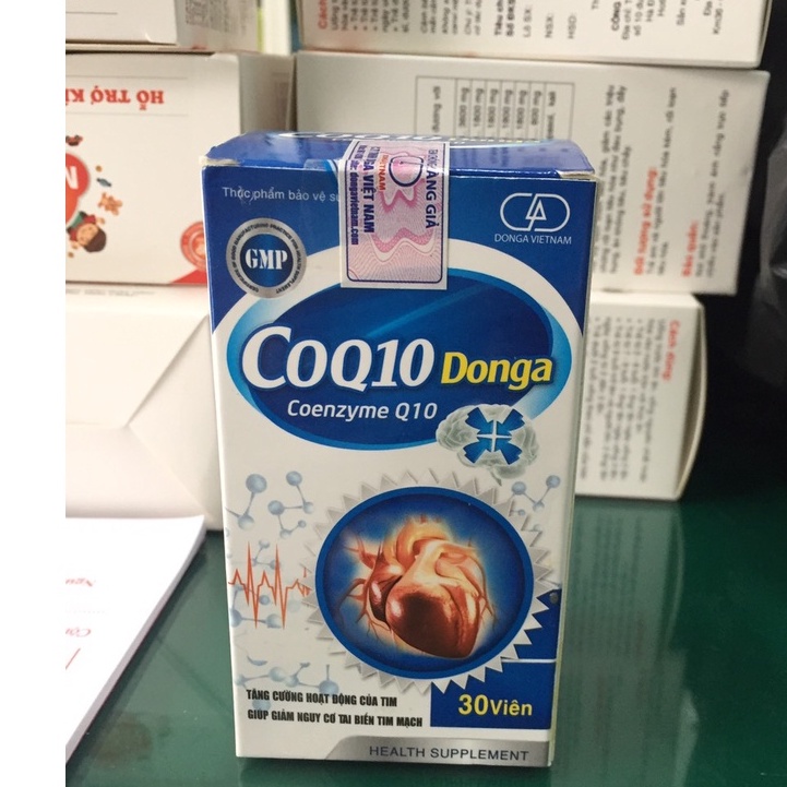 CoQ10 Donga – Hỗ trợ giảm nguy cơ xơ vữa động mạch, giảm cholesterol xấu trong máu (hộp 30 viên)
