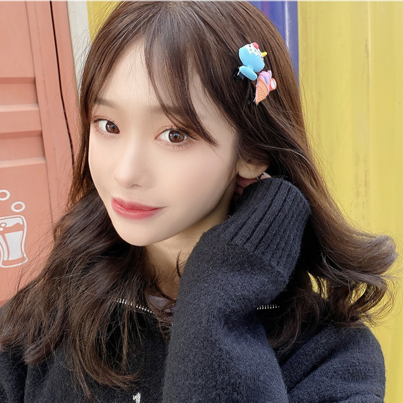 Set 10 kẹp tóc đầy màu sắc đáng yêu cho bé gái