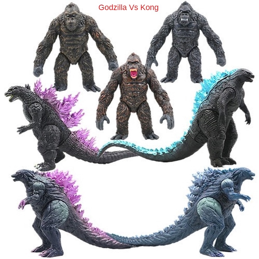 【COD】17CM GODZILLA VS KING KONG DINOSAUR WORLD ACTION FIGURE FIGURE KIDS CHƠI ĐỒ CHƠI【high quality】