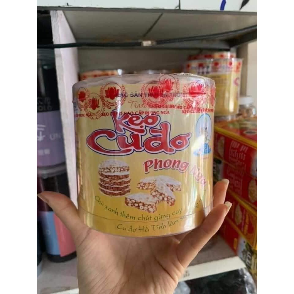 Đặc Sản  Kẹo Cu đơ Phong Nga - Chính gốc Hà Tĩnh, Hộp Nhựa Mica