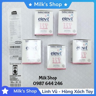 Vitamin Bầu Elevit Úc 100 viên (đủ bill)