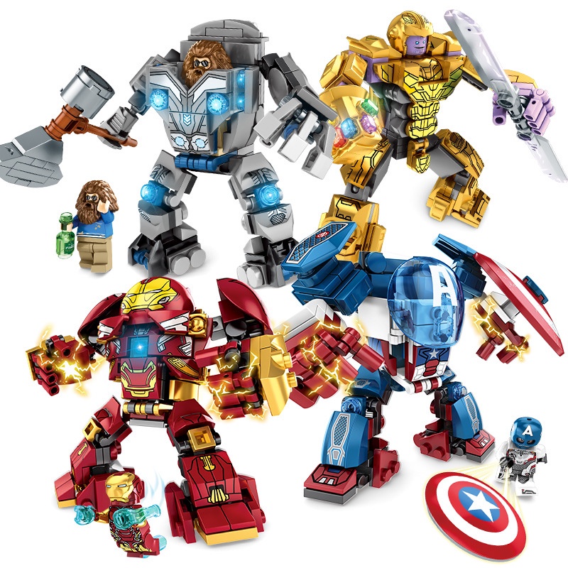 Bộ lắp ghép lego nhân vật siêu anh hùng Avengers