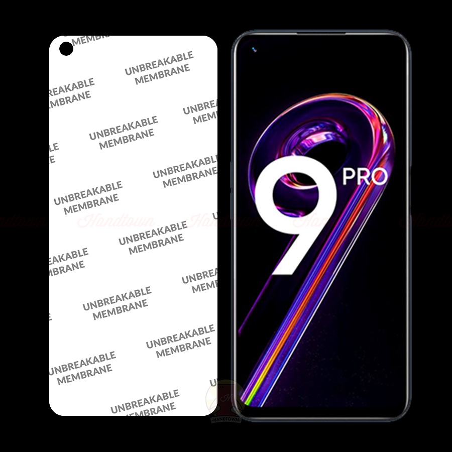 Dán PPF Realme 9 Pro 5G Dẻo Bảo Vệ Màn Hình Mặt Lưng Chống Xước Chống Va Đập Bụi Bẩn Vân Tay Handtown