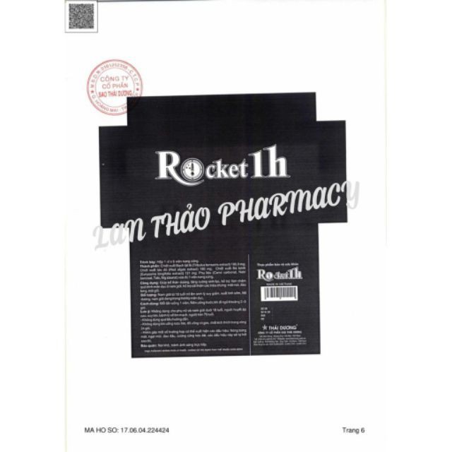 [Che tên sản phẩm] LẺ 1 VIÊN ROCKET 1H CHÍNH HÃNG HỖ TRỢ TĂNG CƯỜNG SINH LÝ NAM AN TOÀN HIỆU QUẢGIÁ SỈ