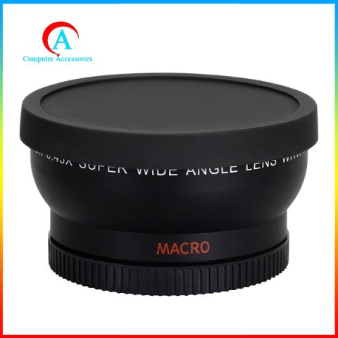 Ống Kính Góc Rộng 58mm 0.45x Cho Canon Nikon Sony