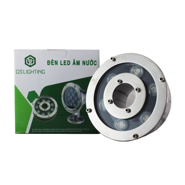 ĐÈN LED ÂM NƯỚC 6W BÁNH XE