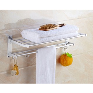 Kệ 2 tầng treo khăn bắt ốc vít