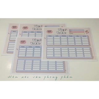 Thời khoá biểu decan