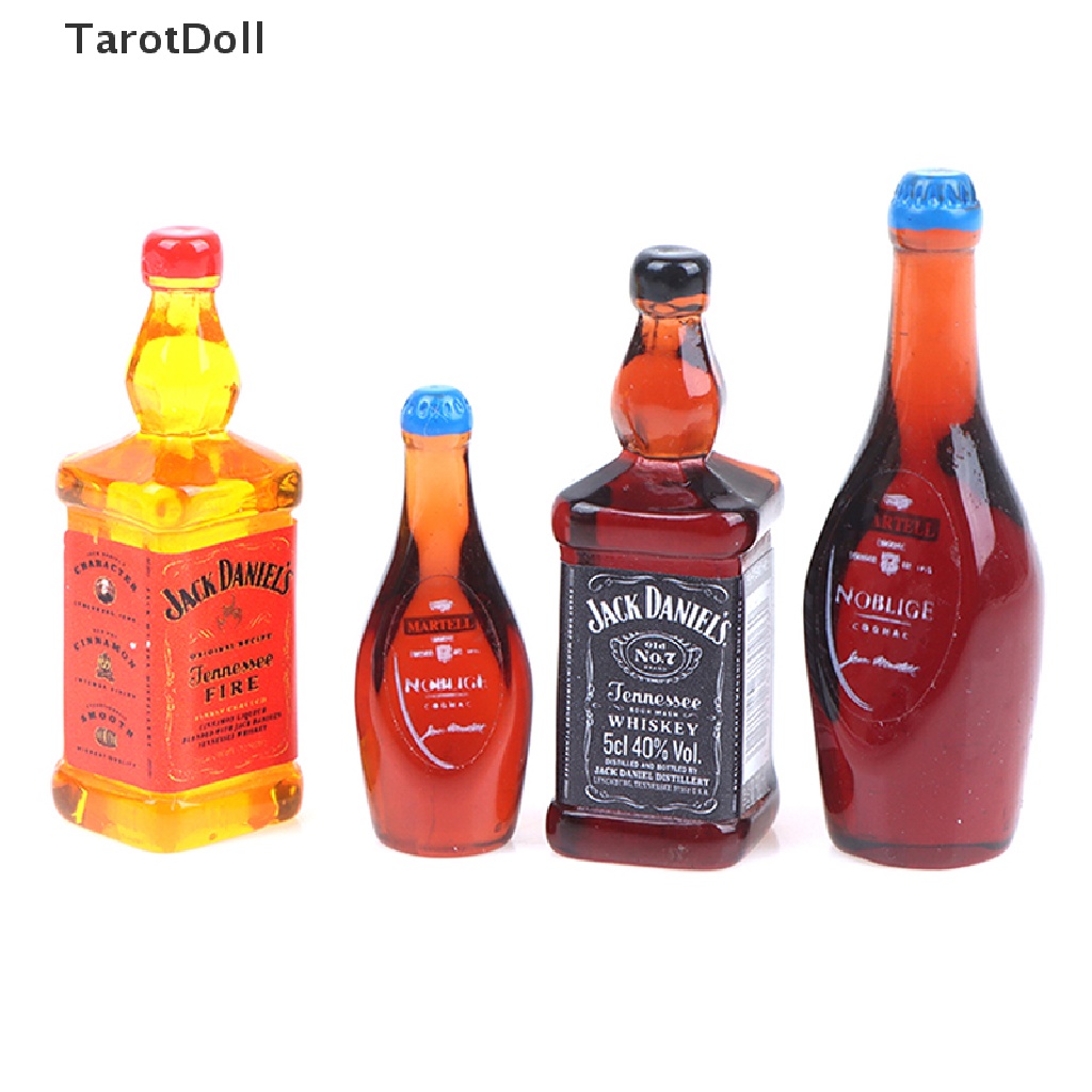 Set 10 Chai Nước Mini Tỉ Lệ 1: 12 Cho Nhà Búp Bê