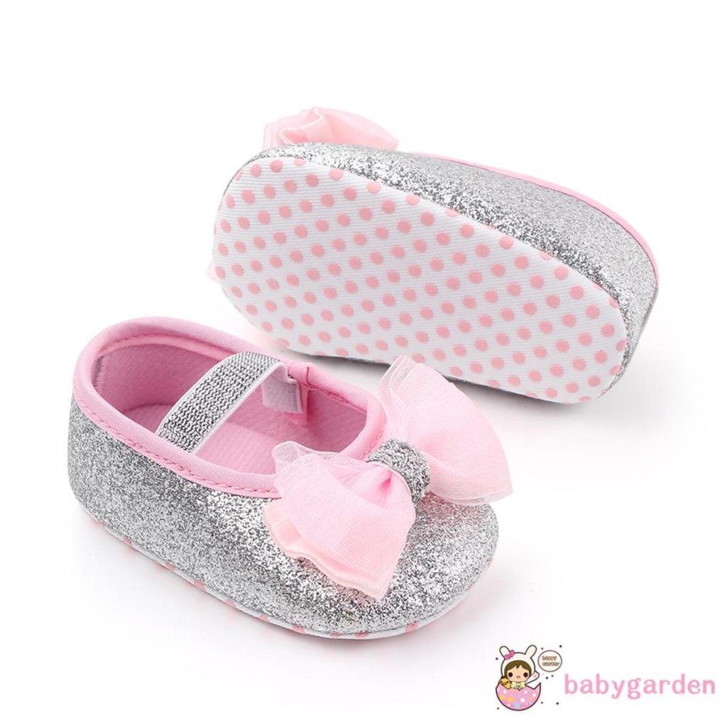 Giày Búp Bê Đế Mềm Chống Trượt Xinh Xắn Dành Cho Bé Gái