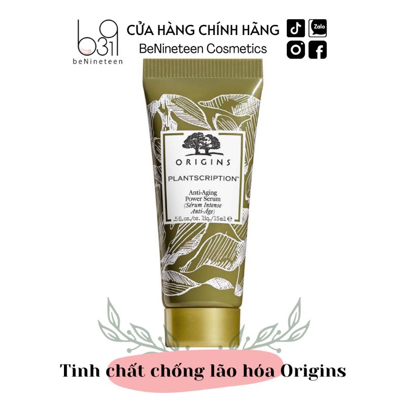 Tinh Chất Origins Plant Scription Anti - Aging Power Serum 15ml