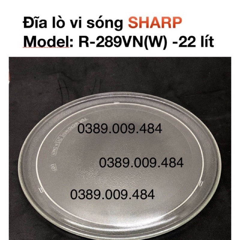 Đĩa lò vi sóng SHARP 22lít R-289VN(W) chính hãng