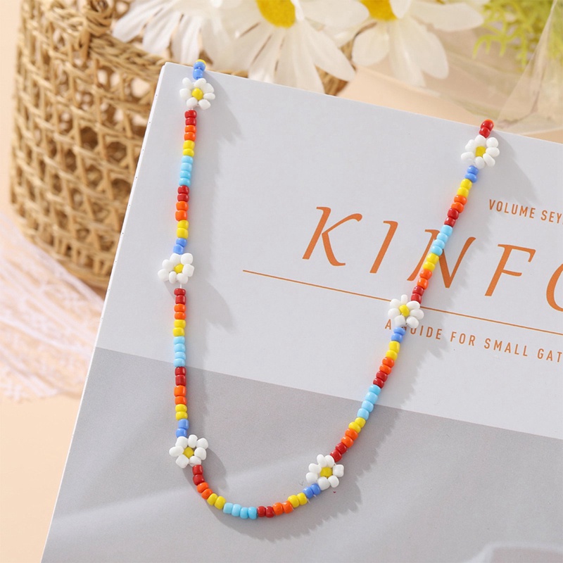 1 Cái Hạt Cườm Hoa Vòng Cổ Gợn Sóng