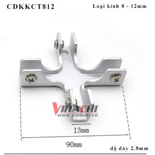 Chân đế kẹp kính nhôm chữ thập - Bộ 2 cái