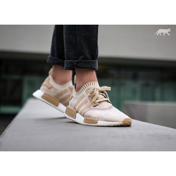 [CHÍNH HÃNG] ADIDAS Nmd R1 PK Tan - Trắng Nâu