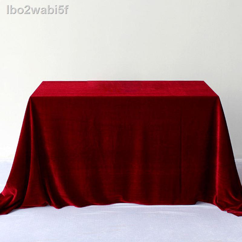 ☸ ๑ lbo2wabi5fDày tùy chỉnh văn phòng triển lãm hội nghị bàn khăn trải váy vải nhung không rụng lông