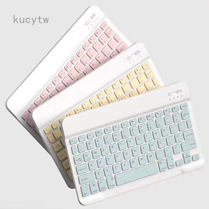 Bàn phím bluetooth không dây mini cho iPad Apple iPhone Tablet Android Windows iOS Size 7"/10"