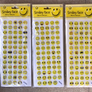 Sticker dán nổi hình icon cảm xúc (20 tờ)