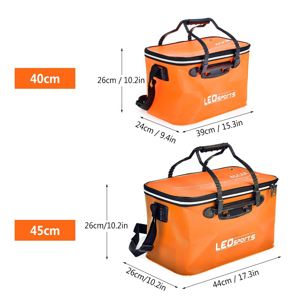 Túi đựng dụng cụ câu cá gấp gọn tiện lợi , kích thước 40cm / 45cm