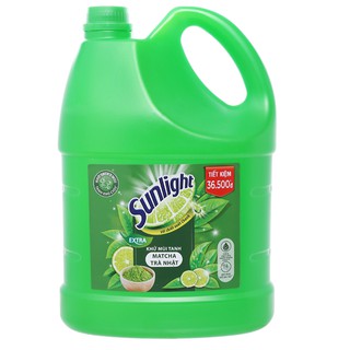 Nước rửa chén sunlight trà xanh matcha 3.48L