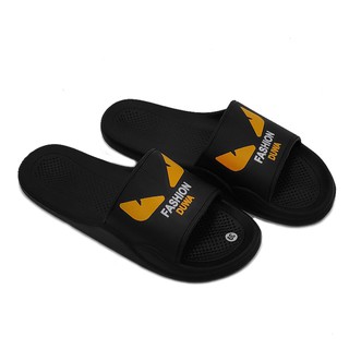 Dép nam quai ngang Bevis - quai phối mắt cáo hợp thời trang - đế đúc liền quai chất liệu EVA bền bỉ BE144-1 (Đen)