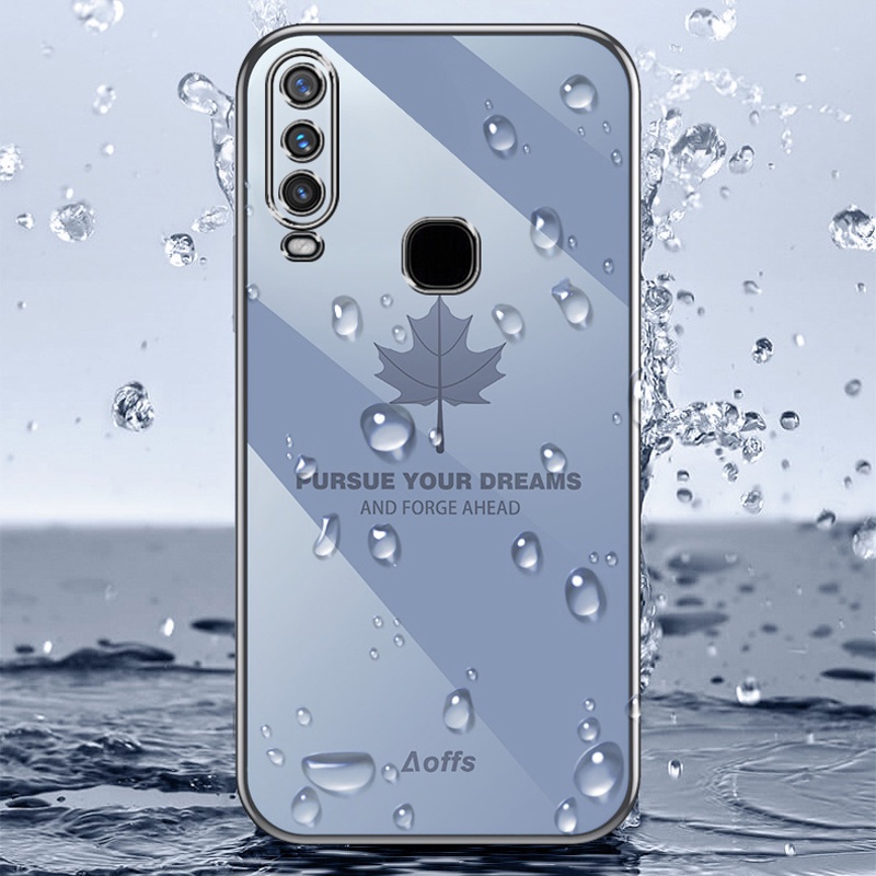 Ốp điện thoại viền vuông mạ điện cho Vivo Y17 Y15 Y12 Y12i Y11 Y9S Y7S Y3 U10 Y16