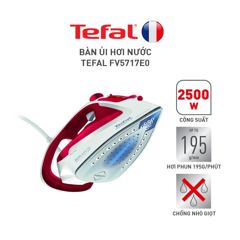 Bàn ủi hơi nước Tefal FV5717E0 - 2500W