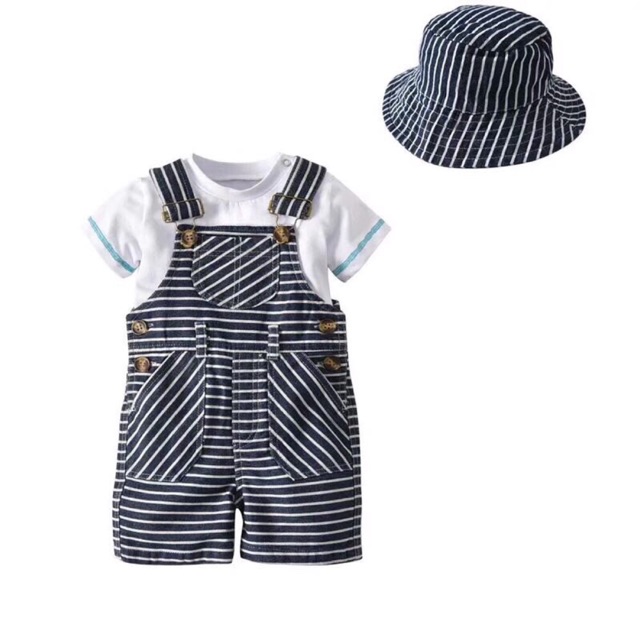 Set yếm kèm mũ cho bé
