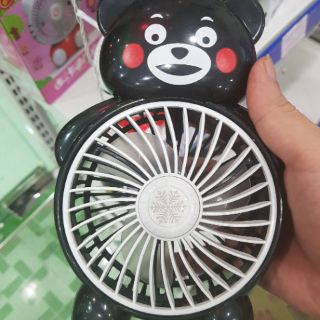 Quạt mini hình gấu