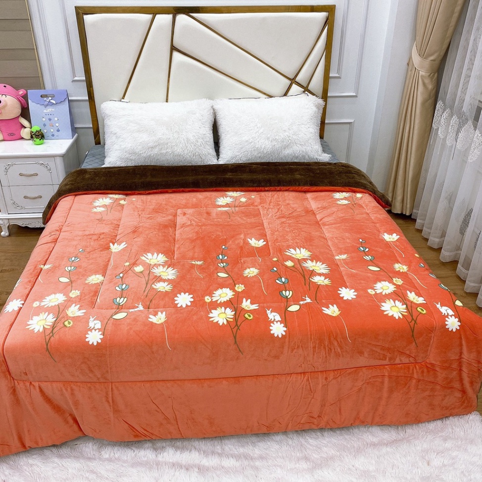 Chăn UYKY HOA LOẠI 1_ Làm ấm nhanh, Nặng 4kg, Kích thước 2mx2m3 Giá rẻ