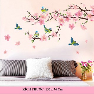 Tranh dán tường decal khổ lớn, hình ảnh sắc nét