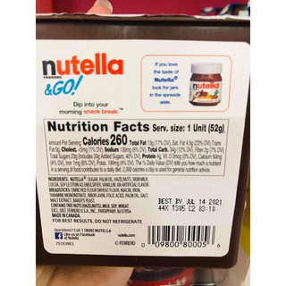 Bánh que chấm Nutella-Mỹ