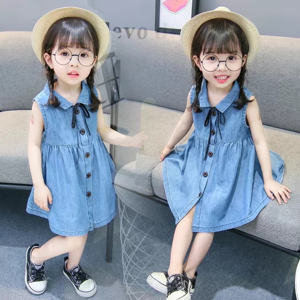 [MẪU MỚI] VÁY JEANS PHONG CÁCH HÀN QUỐC SIÊU ĐÁNG YÊU CHO BÉ 13-21KG. XƯỞNG MAY BIBO
