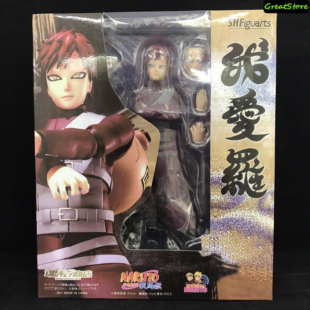 ( HÀNG CÓ SẴN ) MÔ HÌNH GAARA NARUTO FIGMA SHF CỬ ĐỘNG ĐƯỢC