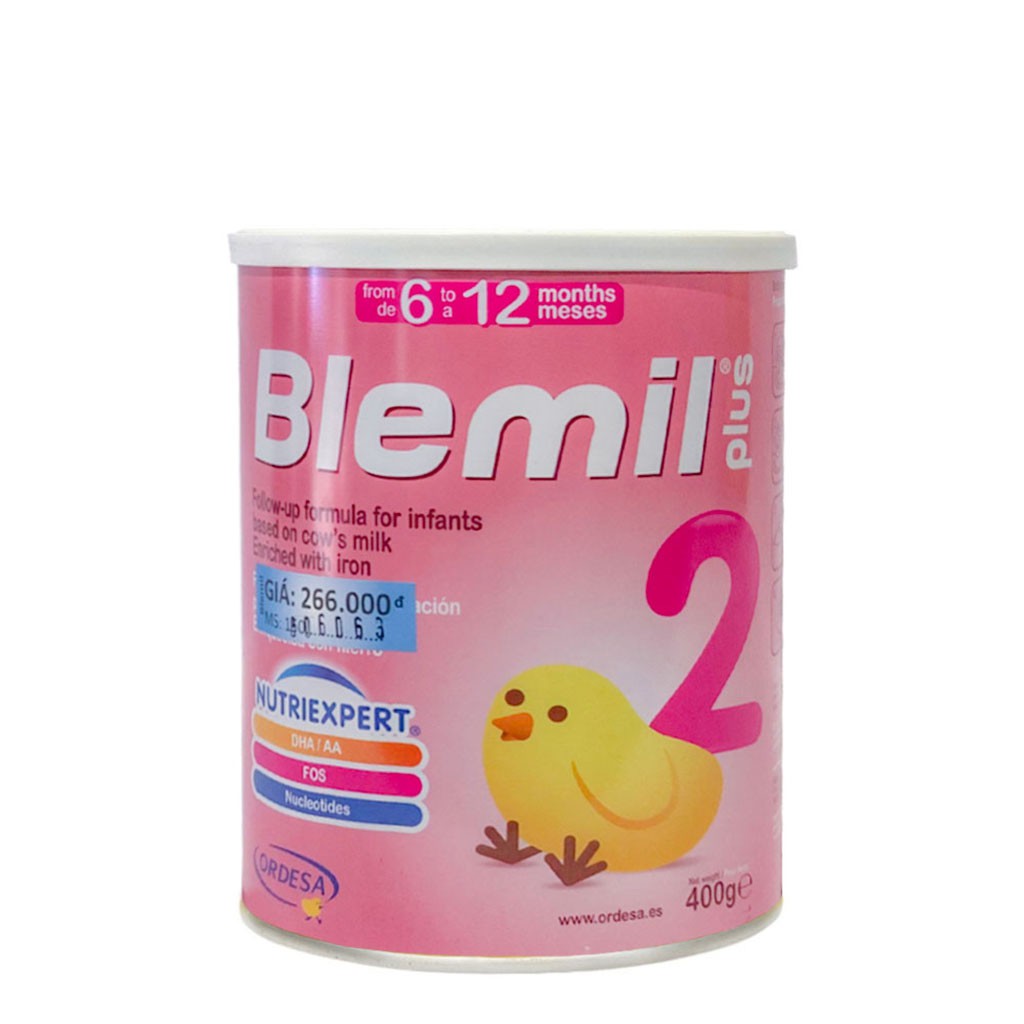 [CHÍNH HÃNG] Sữa Bột Blemil Plus 2 - Hộp 400g