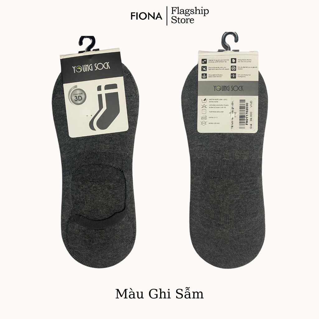 Tất nam FIONA phong cách hàn quốc, tất nam lười, tất lười nam mềm mịn co giãn thoải mái