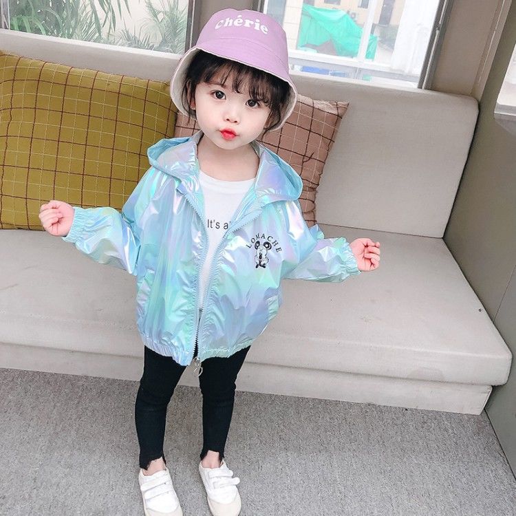 Áo khoác phong cách mùa thu thời trang xinh xắn cho bé gái