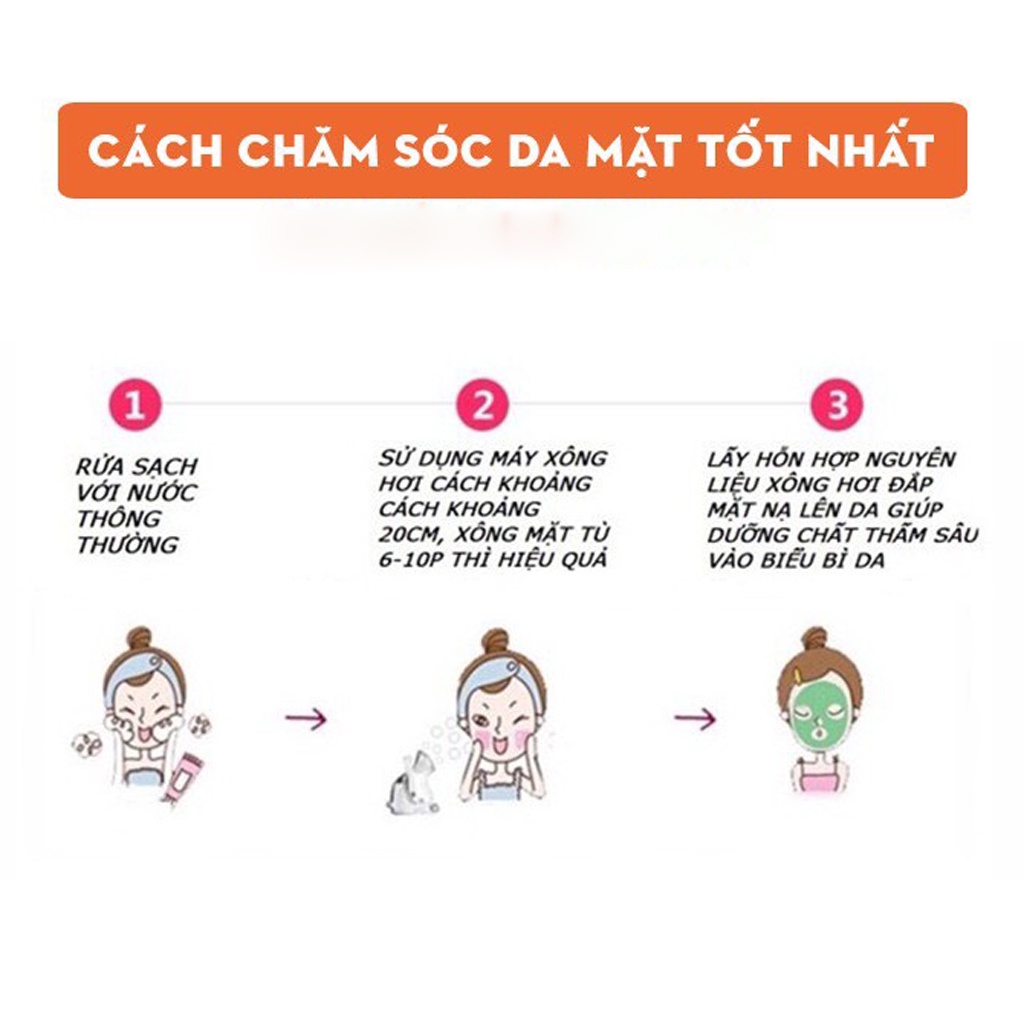 Máy Xông Mặt MAOER, Máy Sông Hoa Quả, Thảo Dược, Mũi Họng, Phòng Dịch Tại Nhà