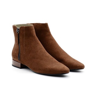 Boot Da Lộn Gót Vuông 2cm Evashoes - EVA0180