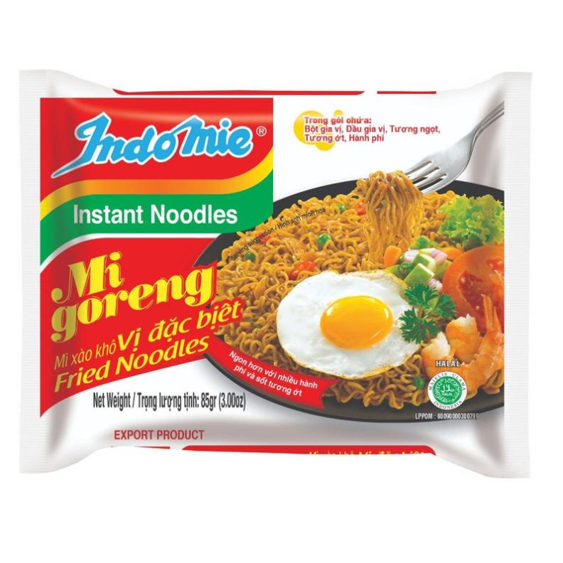 Thùng 40 gói Mì Goreng Indo Mie Vị Đặc Biệt 85g/gói