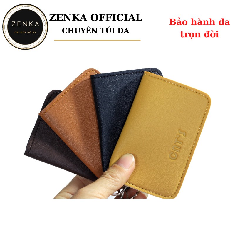 Ví đựng thẻ Zenka đựng card, tiền lẻ, vé gửi xe, làm móc khóa rất tiện dụng và đẹp mắt