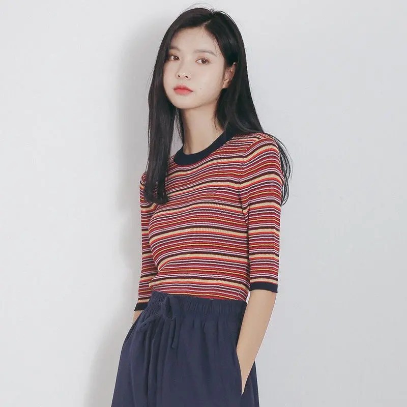 Áo croptop nữ mongtoghi Quảng Châu [VIDEO+ẢNHTHẬT] Áo kiểu nữ tay ngắn dáng crt viền cổ và tay áo - nhập Taobao có sẵn | BigBuy360 - bigbuy360.vn